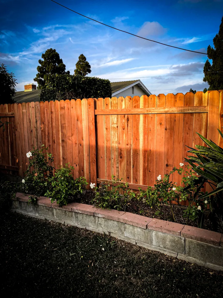 Wood Dog Ear fence photo 6