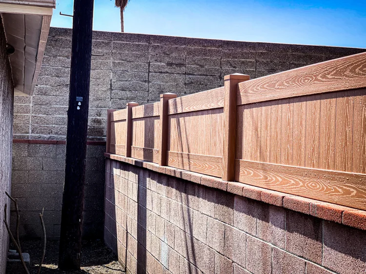 Wall Topper Vinyl fence photo 5