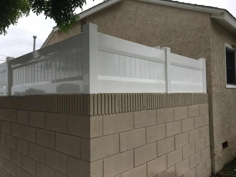 Wall Topper Vinyl fence photo 9