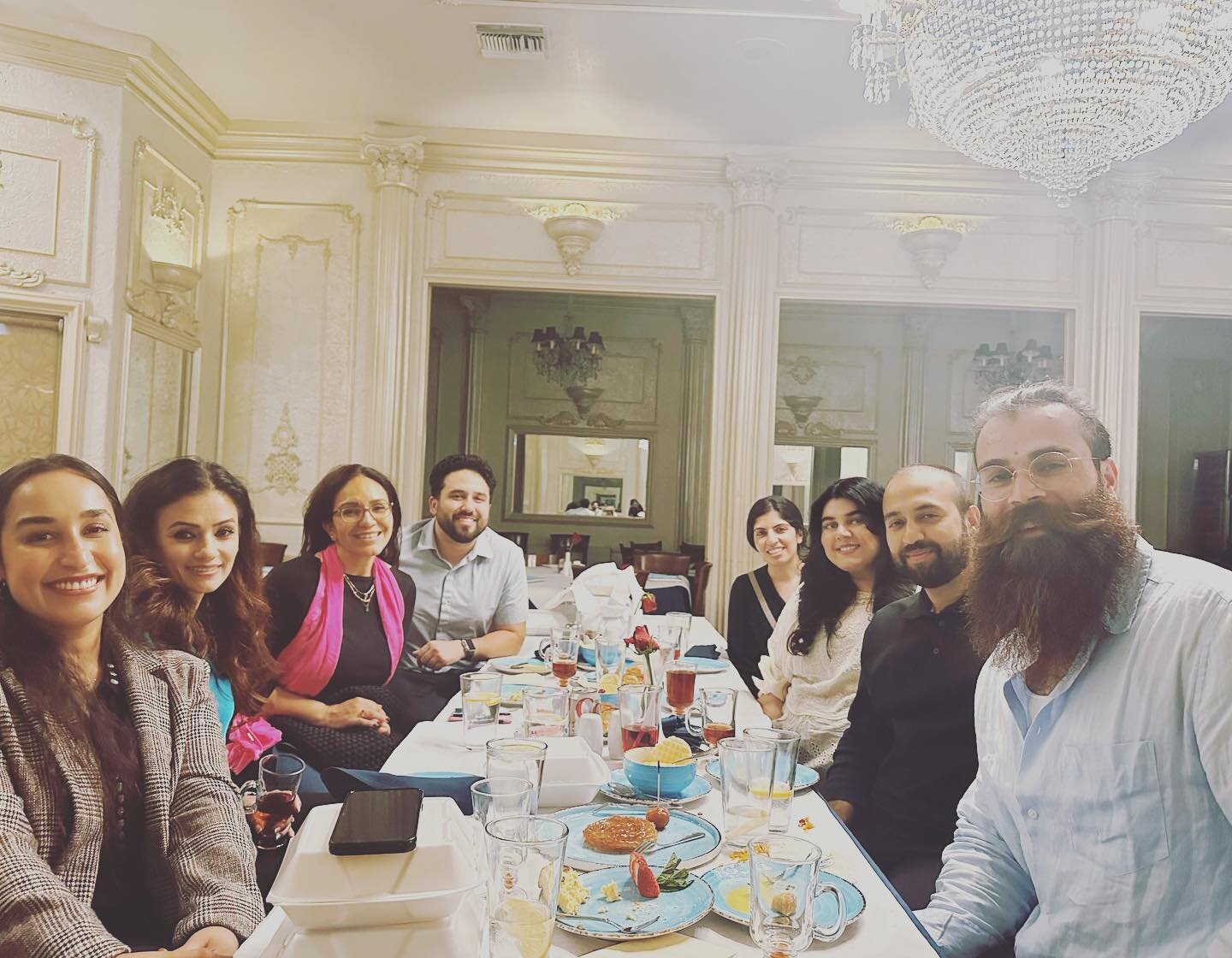 Afghan Refugee Relief board members @moj_rafiq @zolei1 @salmoney @iman.og had the distinct pleasure of attending an intimate dinner with @welcome.us CEO Nazanin Ash along with other @welcome.us senior staff @iserinakhan, @alisidkhan and @afghanameric
