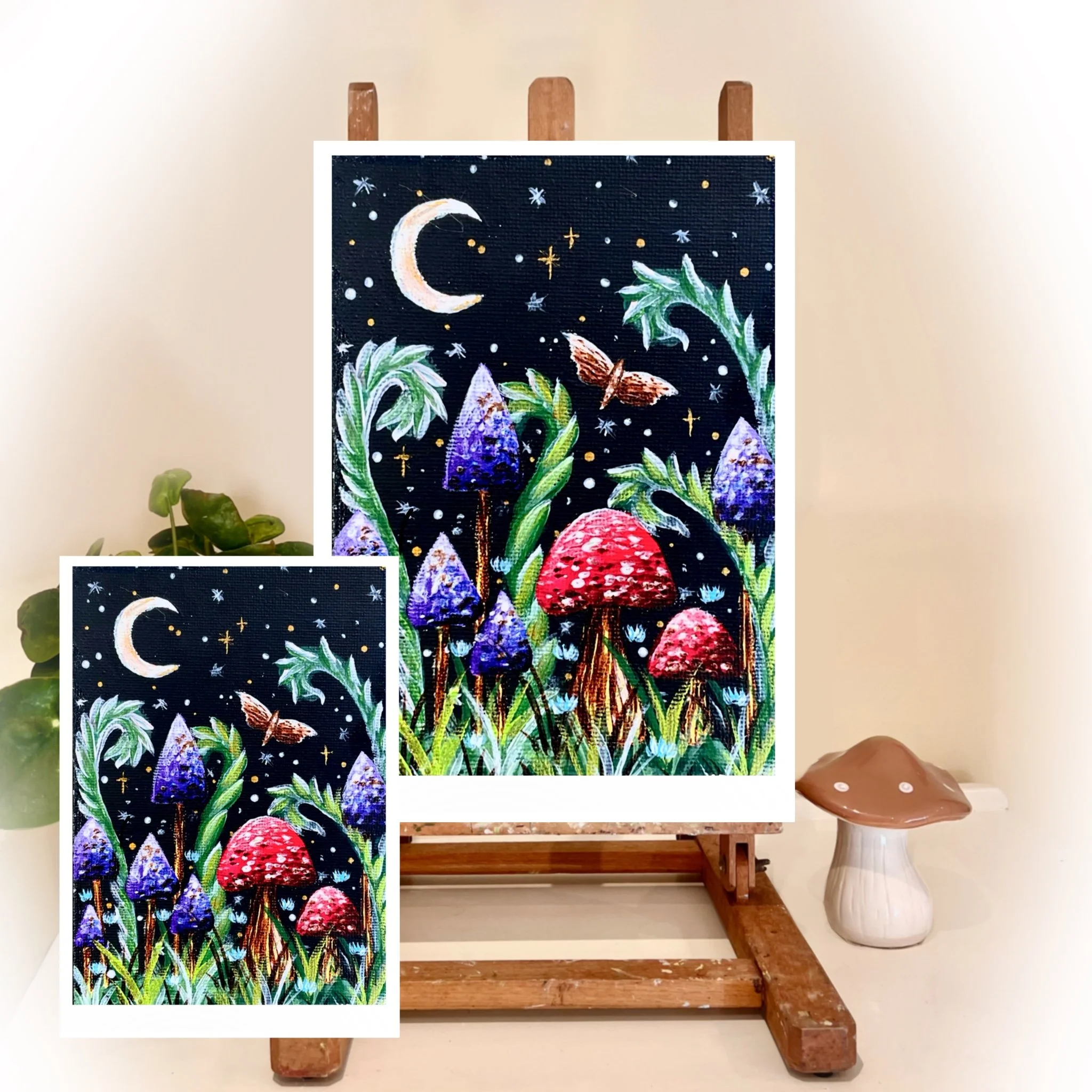 Midnight Moth - art print