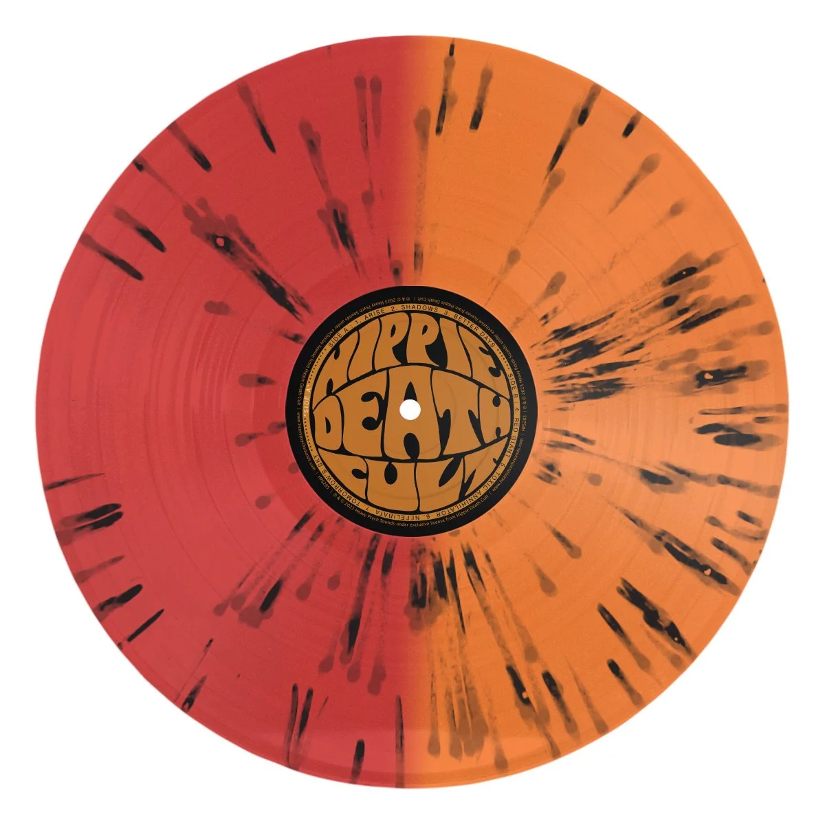 HALF-HALF RED TRANSP. ORANGE TRANSP. + SPLATTER IN BLACK VINYL.jpg