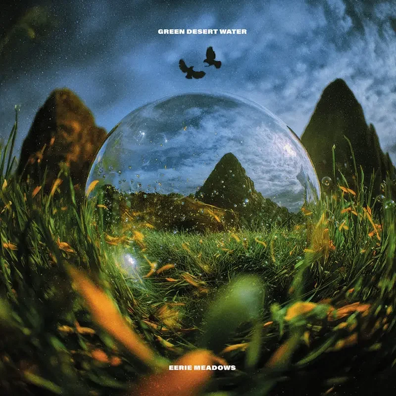 GREEN DESERT WATER - Eerie Meadows (blue+orange/white splatter)