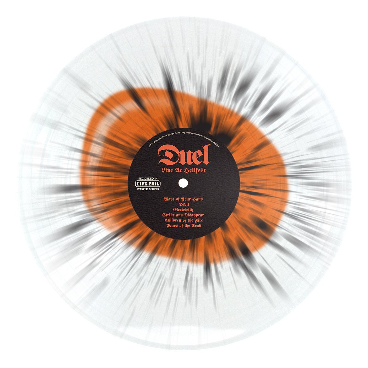 COLOR IN COLOR TRANSPARENT-ORANGE-BLACK SPLATTER VINYL.jpg