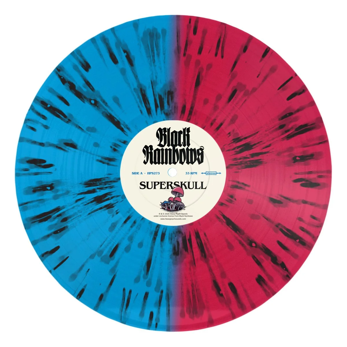 ULTRA LTD HALF – HALF BLUE MAGENTA HEAVY SPLATTER IN BLACK VINYL.jpg