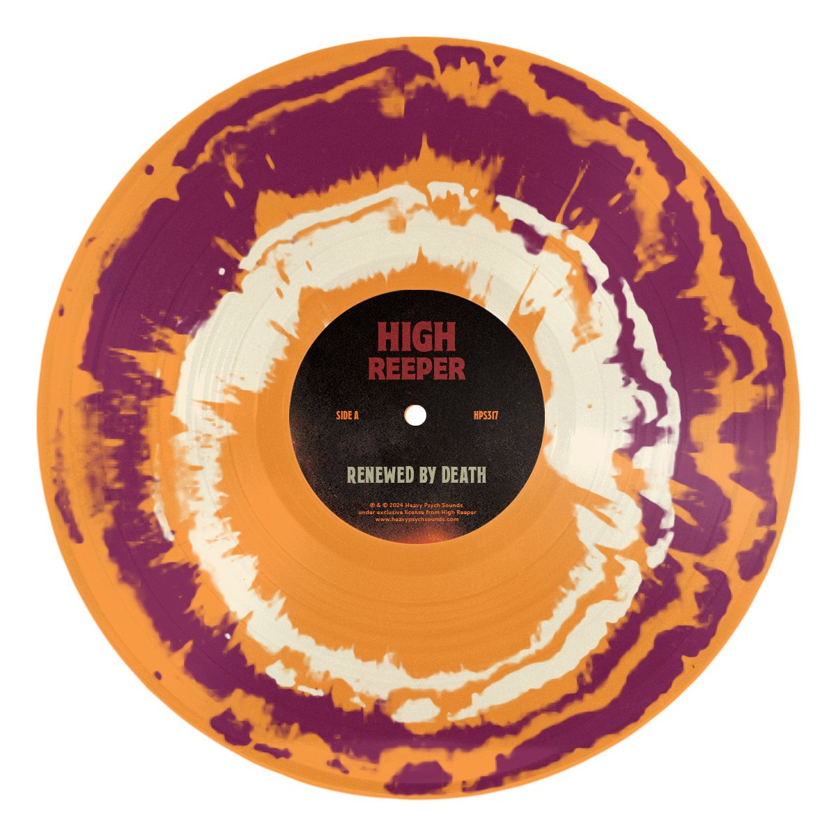 SIDE A – SIDE B ORANGE PINK PURPLE VINYL.jpg