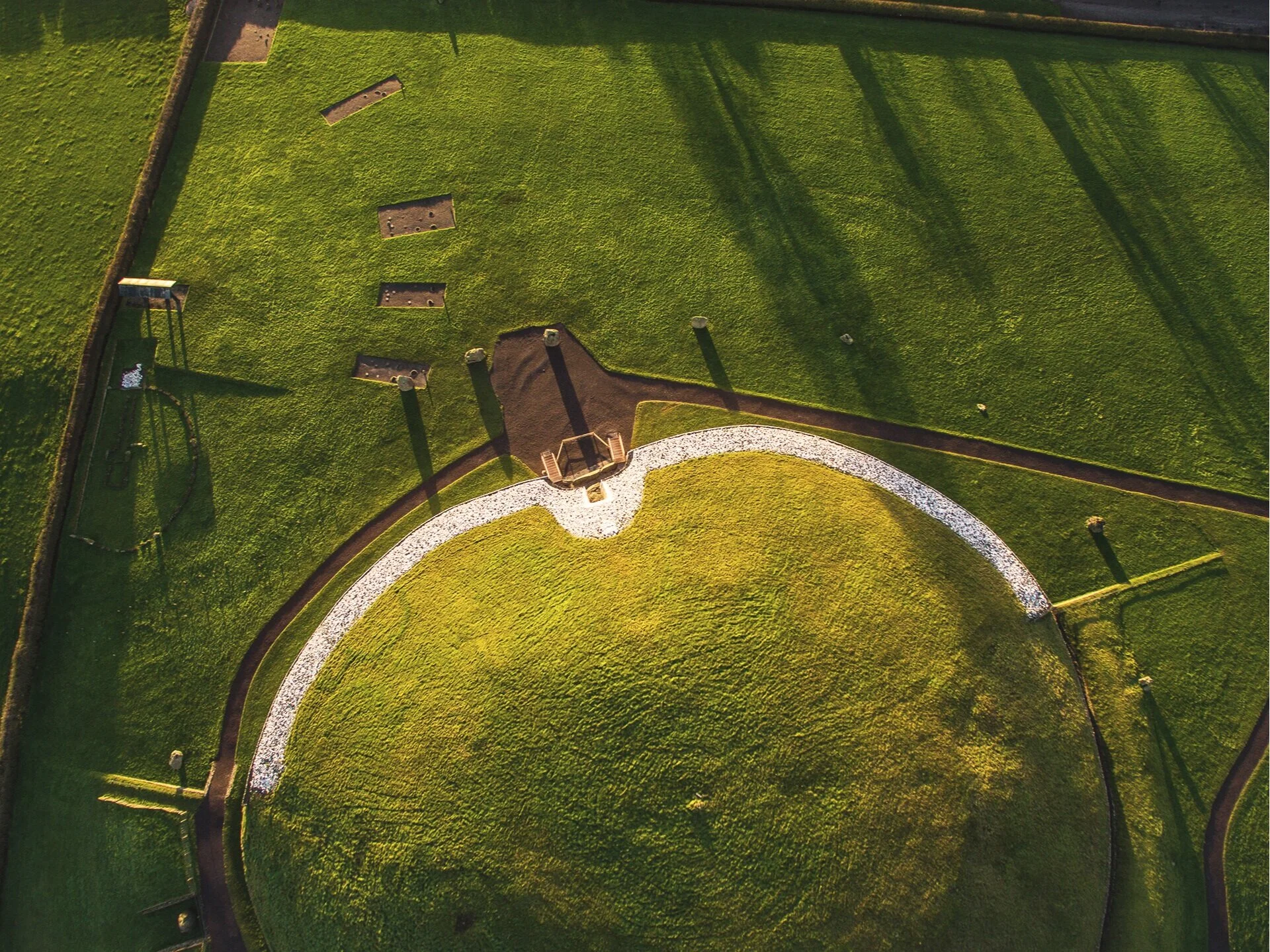 Newgrange from above