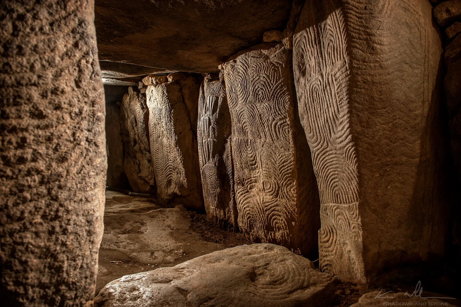 Chamber of Gavrinis, Morbihan, Brittany