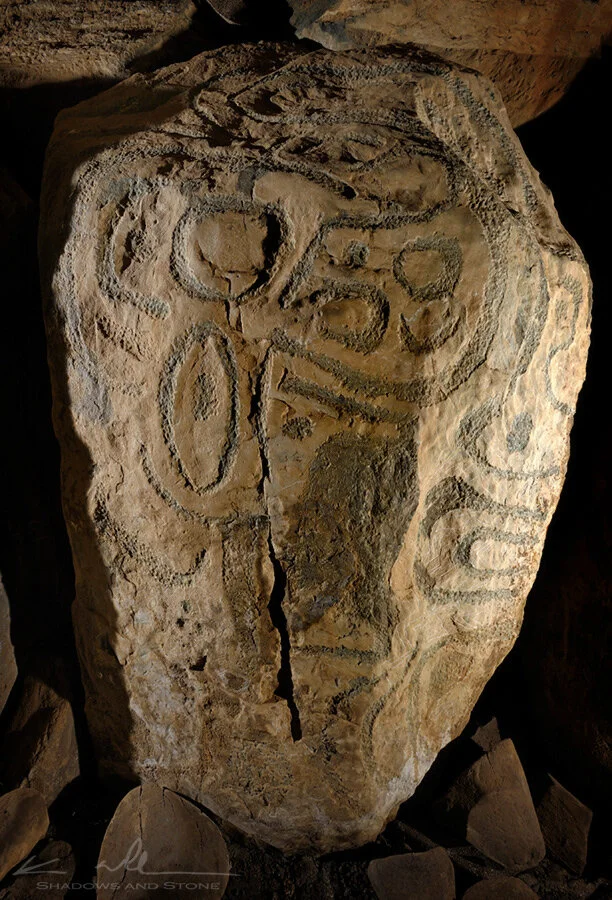 Megalithic Art inside Knowth