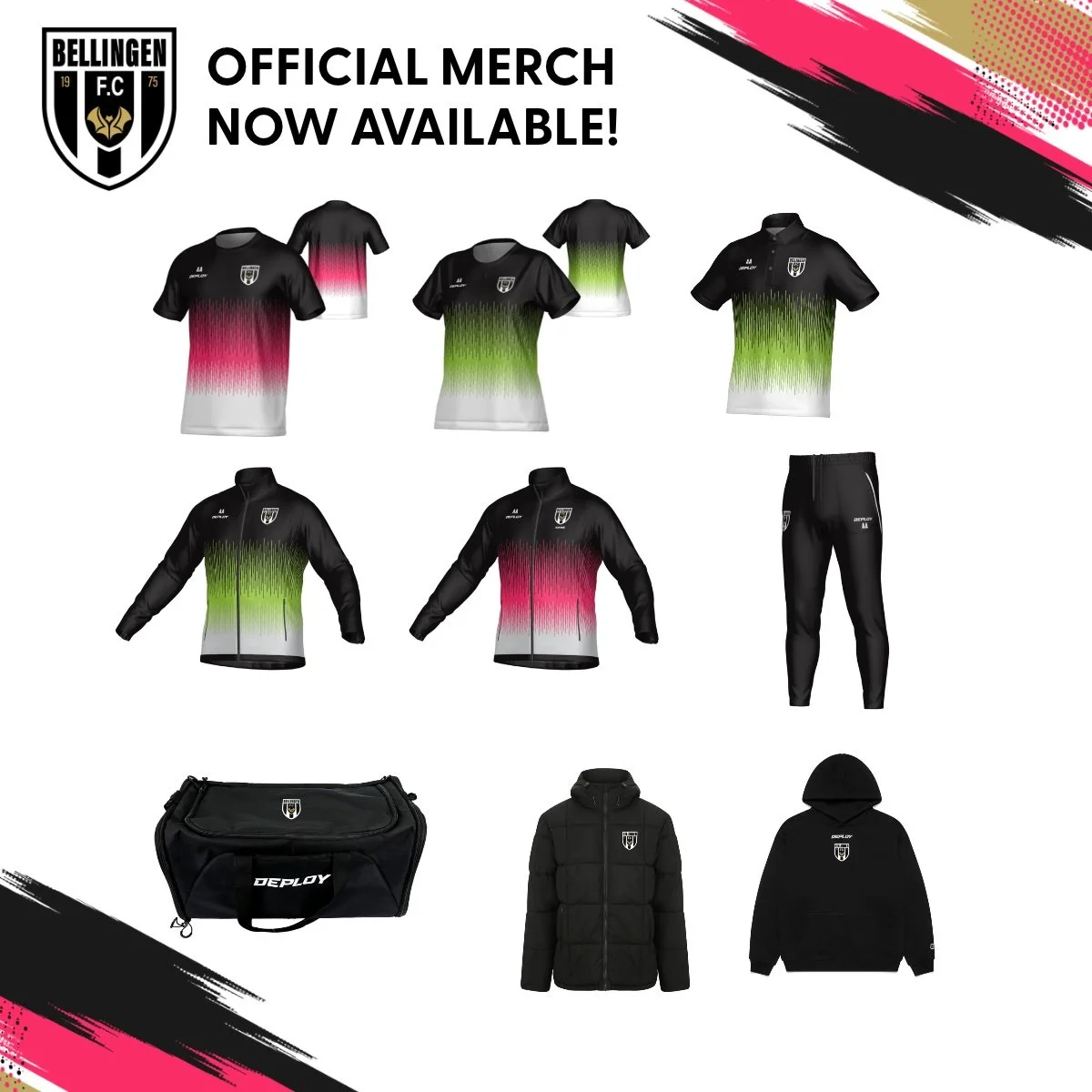 Official Merch Range Now Available