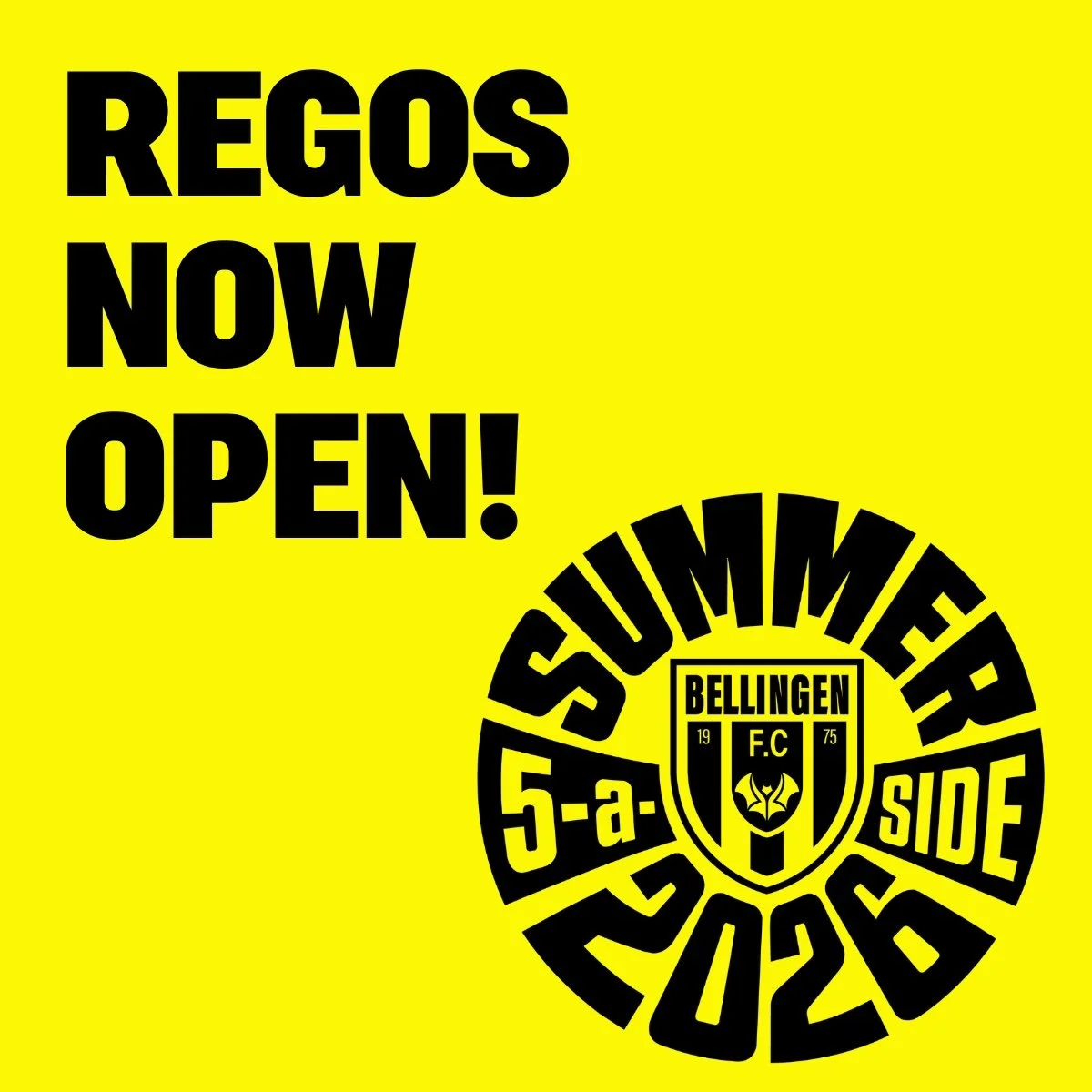 Summer 5-a-side registrations OPEN