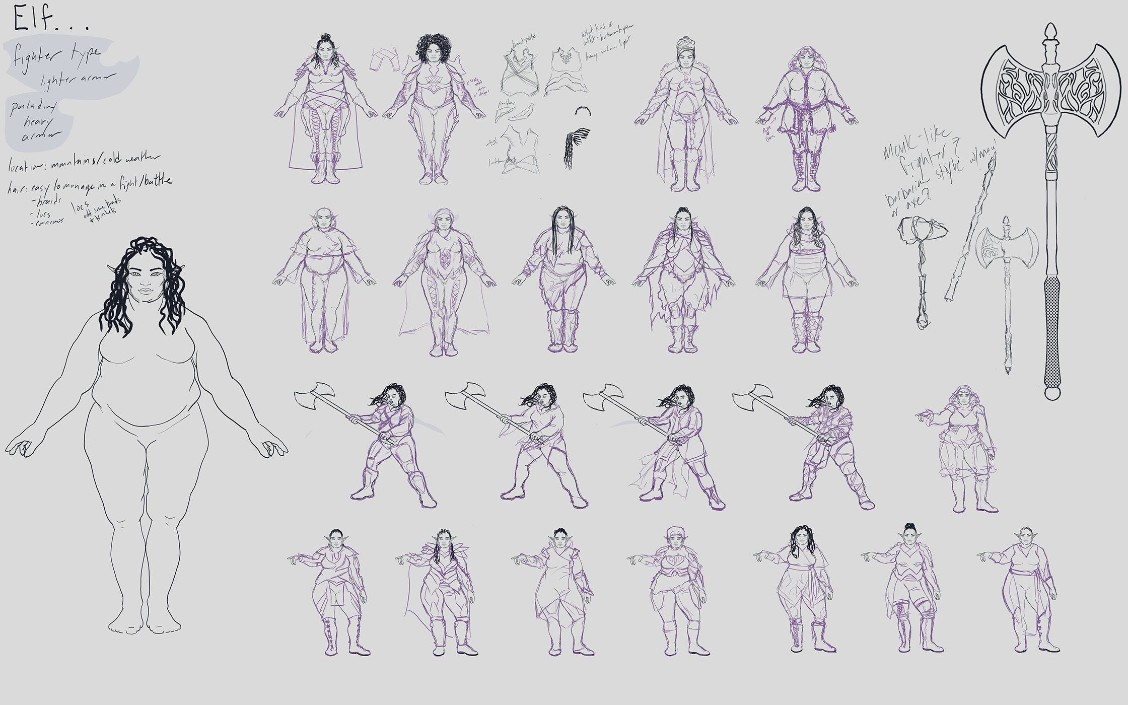 Ideating and thumbnailing