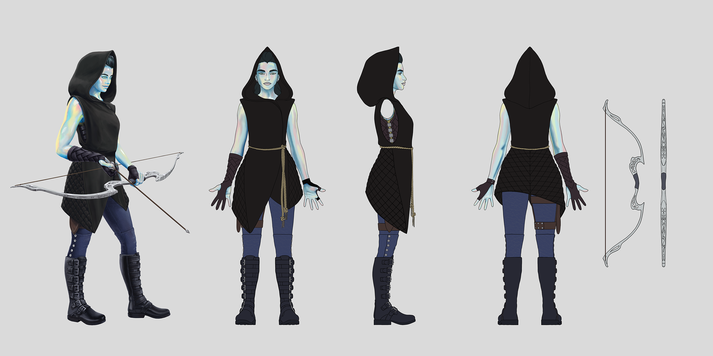 turnaround with over-jacket