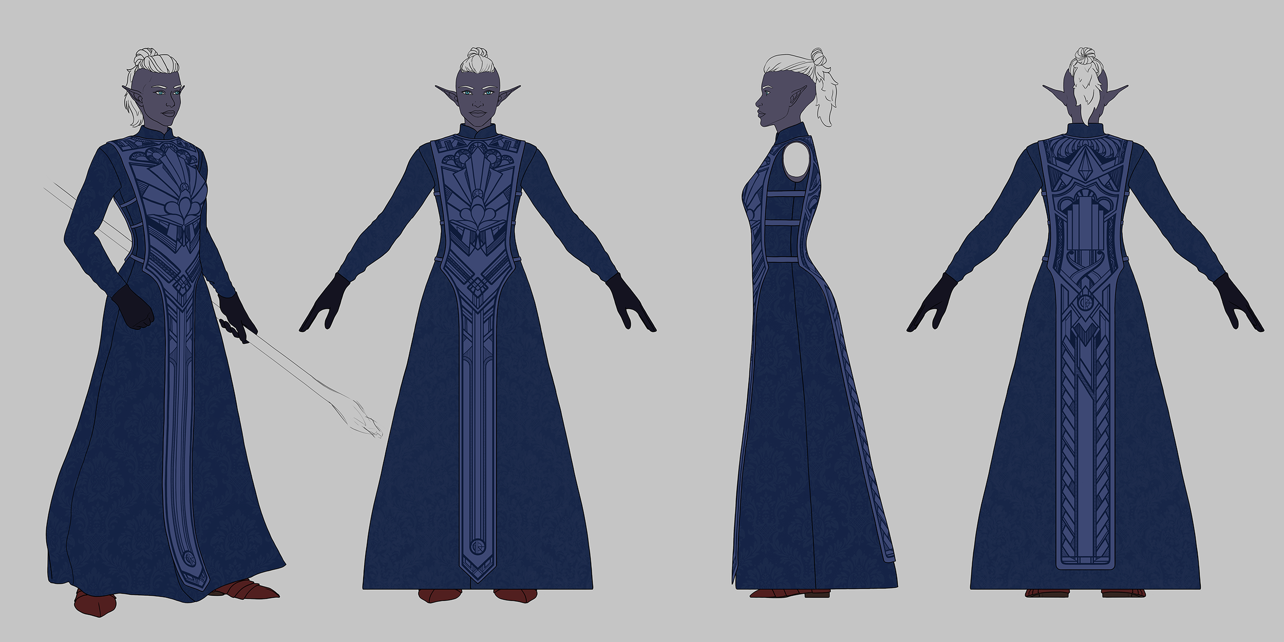 Eira, Cleric of The Red Knight and follower of the god of knowledge.