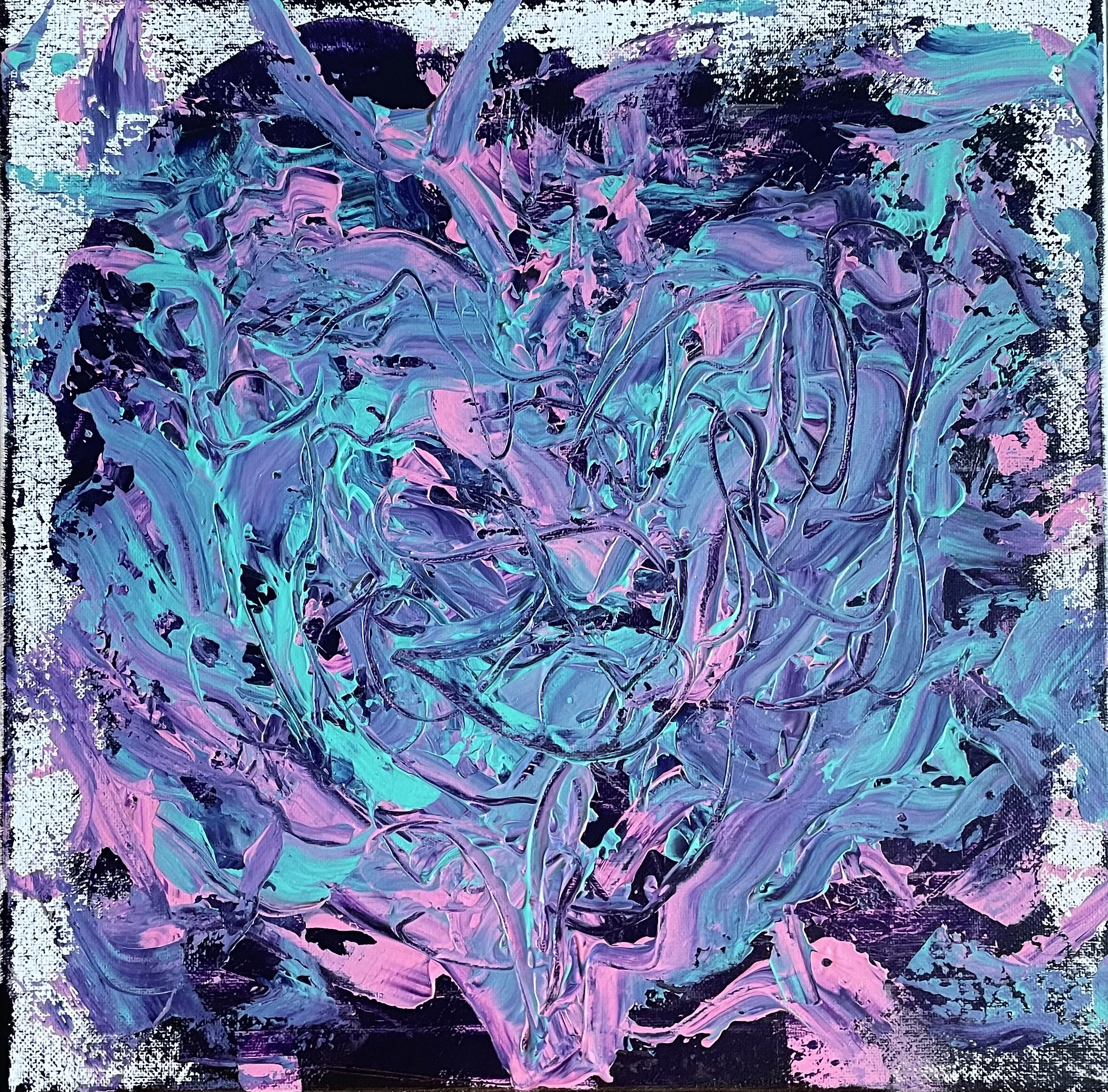 Love is Fluid ~ 14"x14"