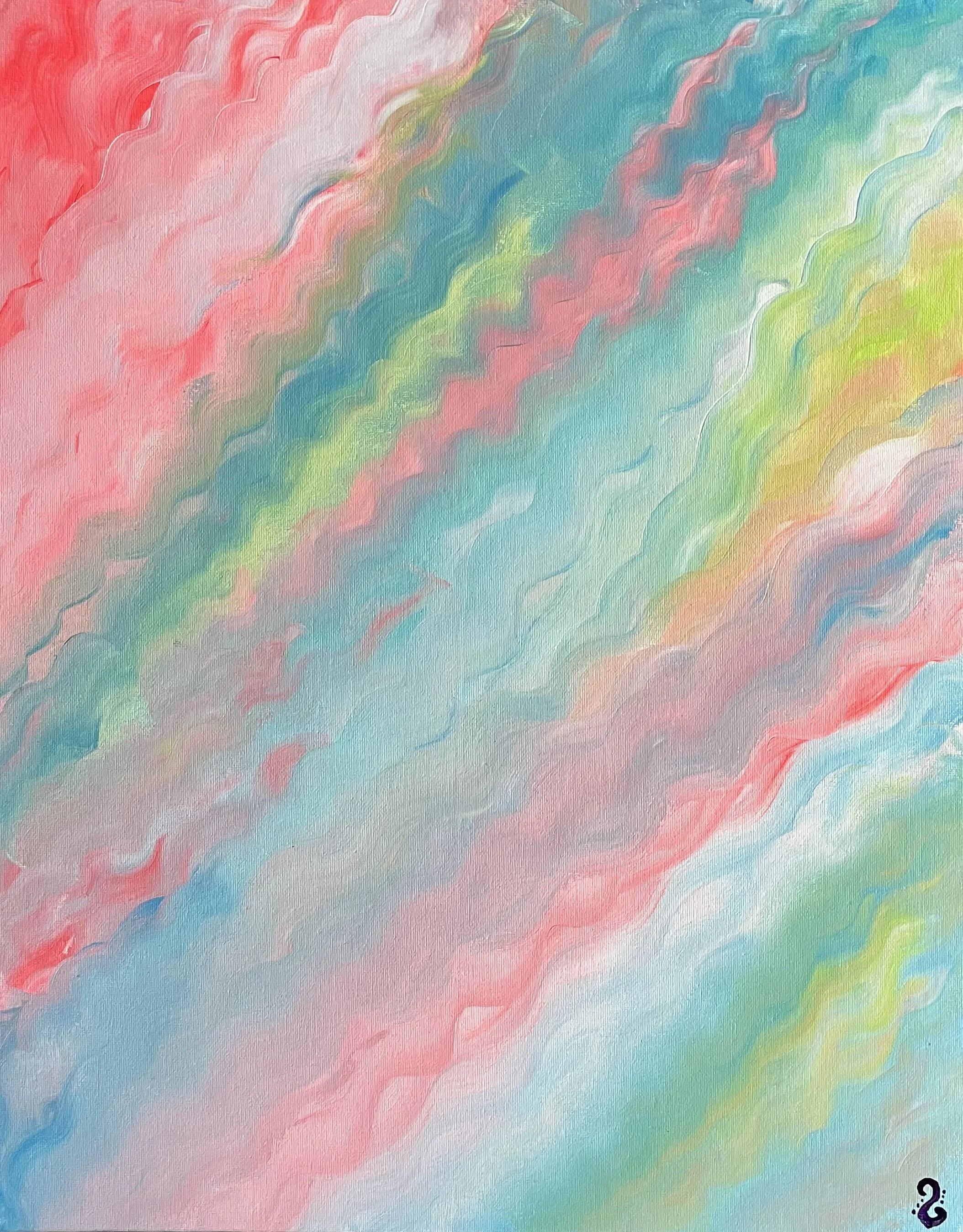 Let the Energy Flow ~ 20"x16" 