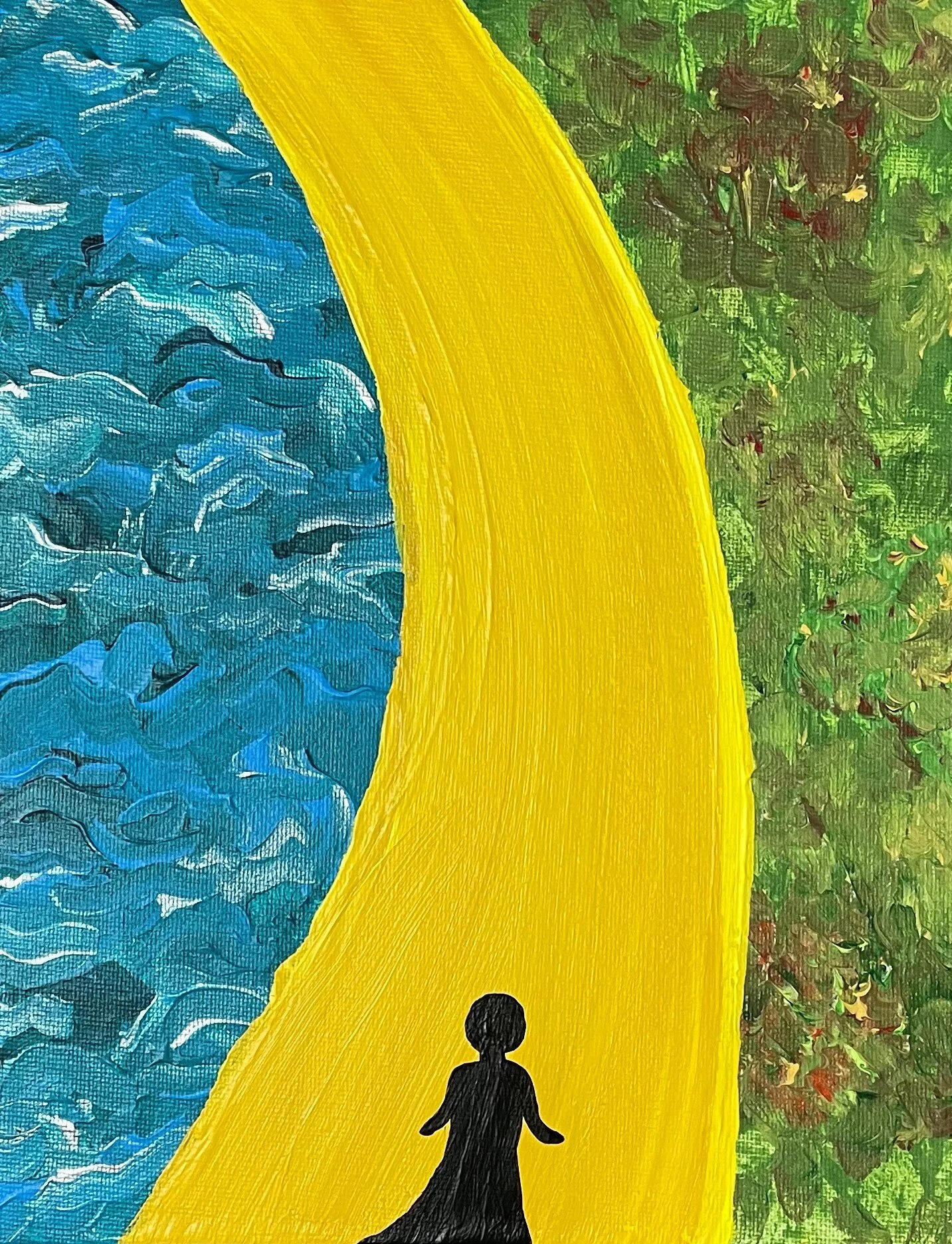 Where the Road May Lead pt 4: The Revisting ~ 9"x12" 