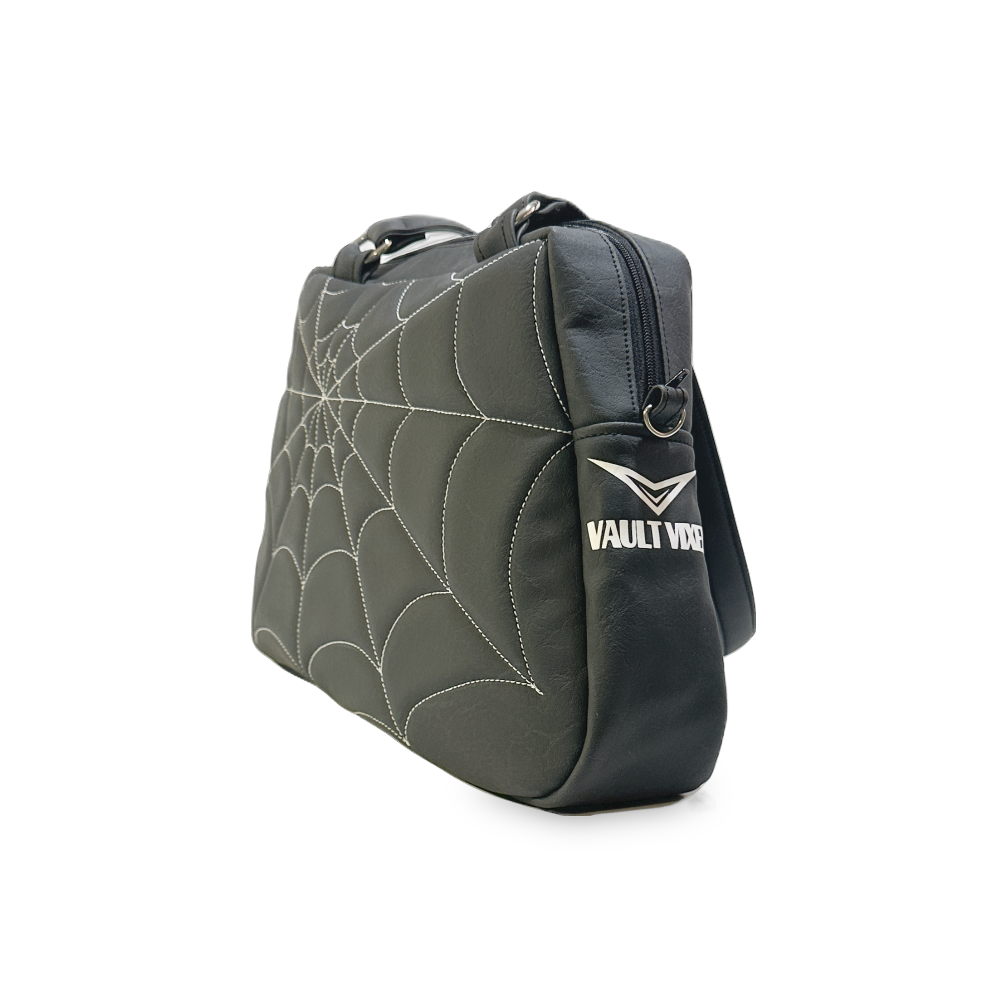 Carrara Black Spider web Pleat Bowler 7.png