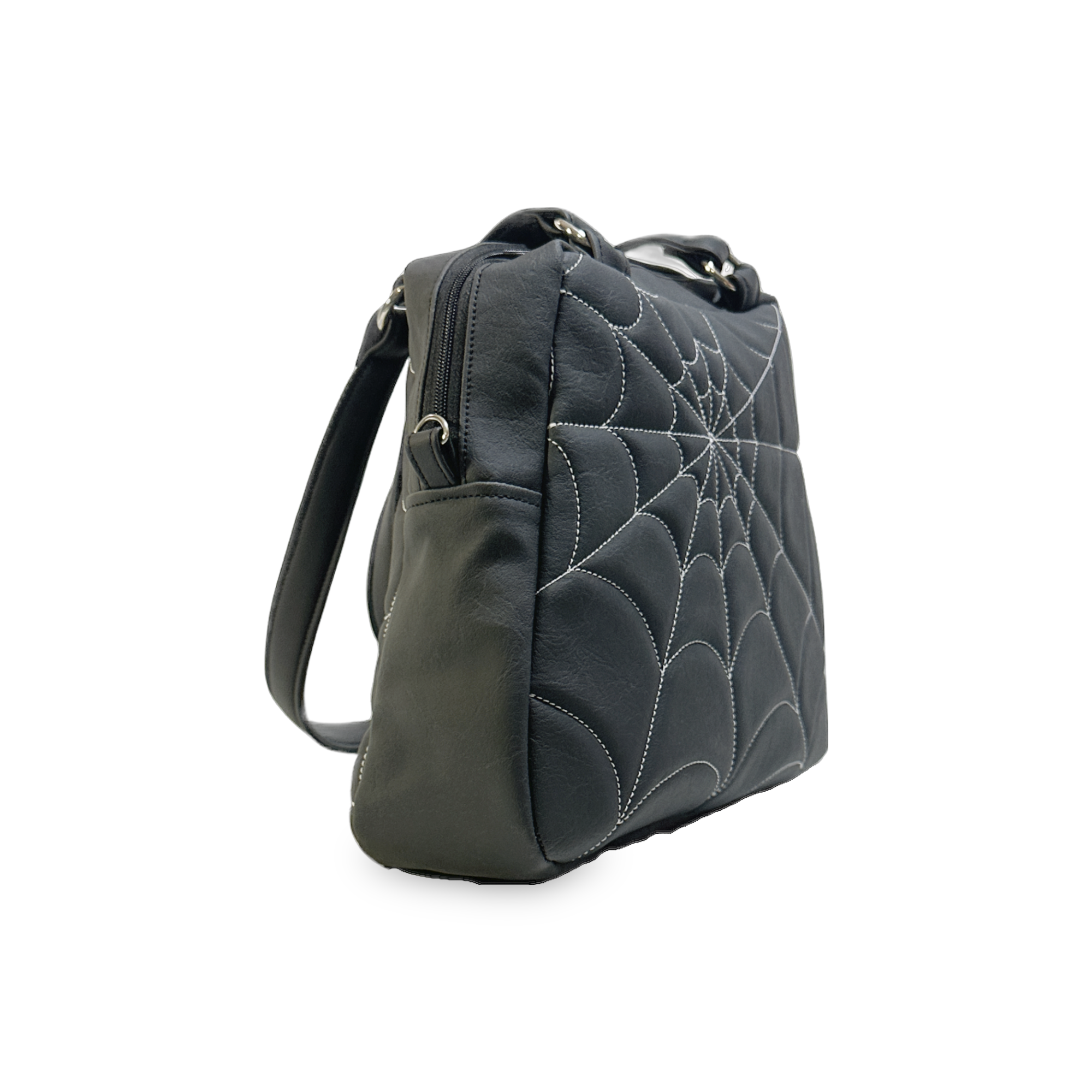Carrara Black Spider web Pleat Bowler 17.png