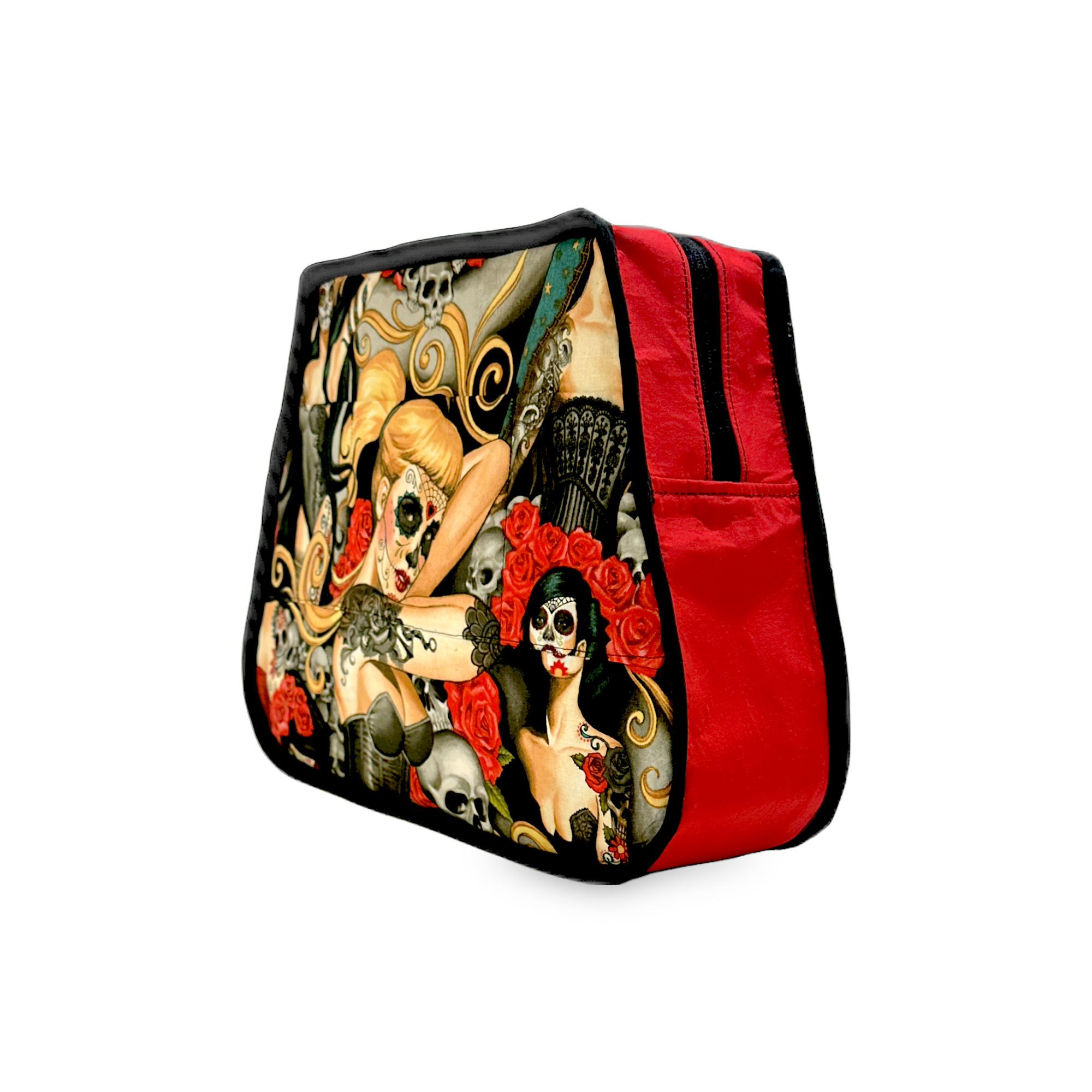 Carrara Black Spider web Pleat Bowler 5.png