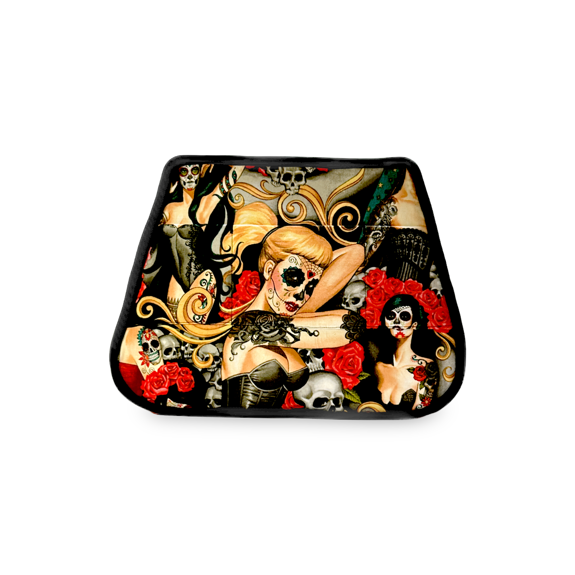 Carrara Black Spider web Pleat Bowler 14.png