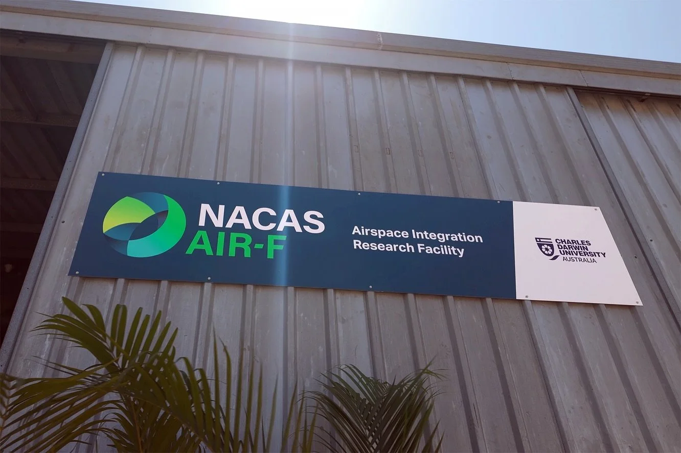 Branding and signage for CDU&rsquo;s AIR-F facility in Katherine NT.

#branding #signage