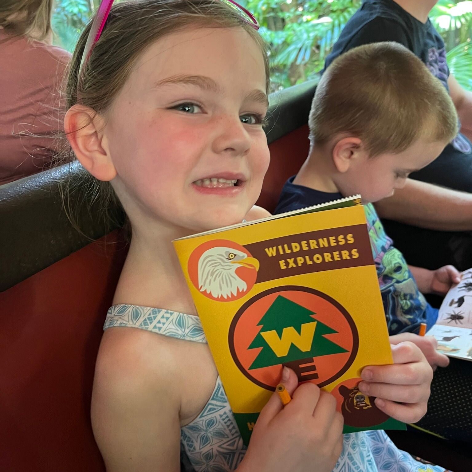 The Wilderness Must Be Explored! Ready to become an official Wilderness Explorer? At Disney's Animal Kingdom, take part on a series of fun, nature-themed challenges, collecting over 25 badges along the way! 

This is a great way for your kids to get 