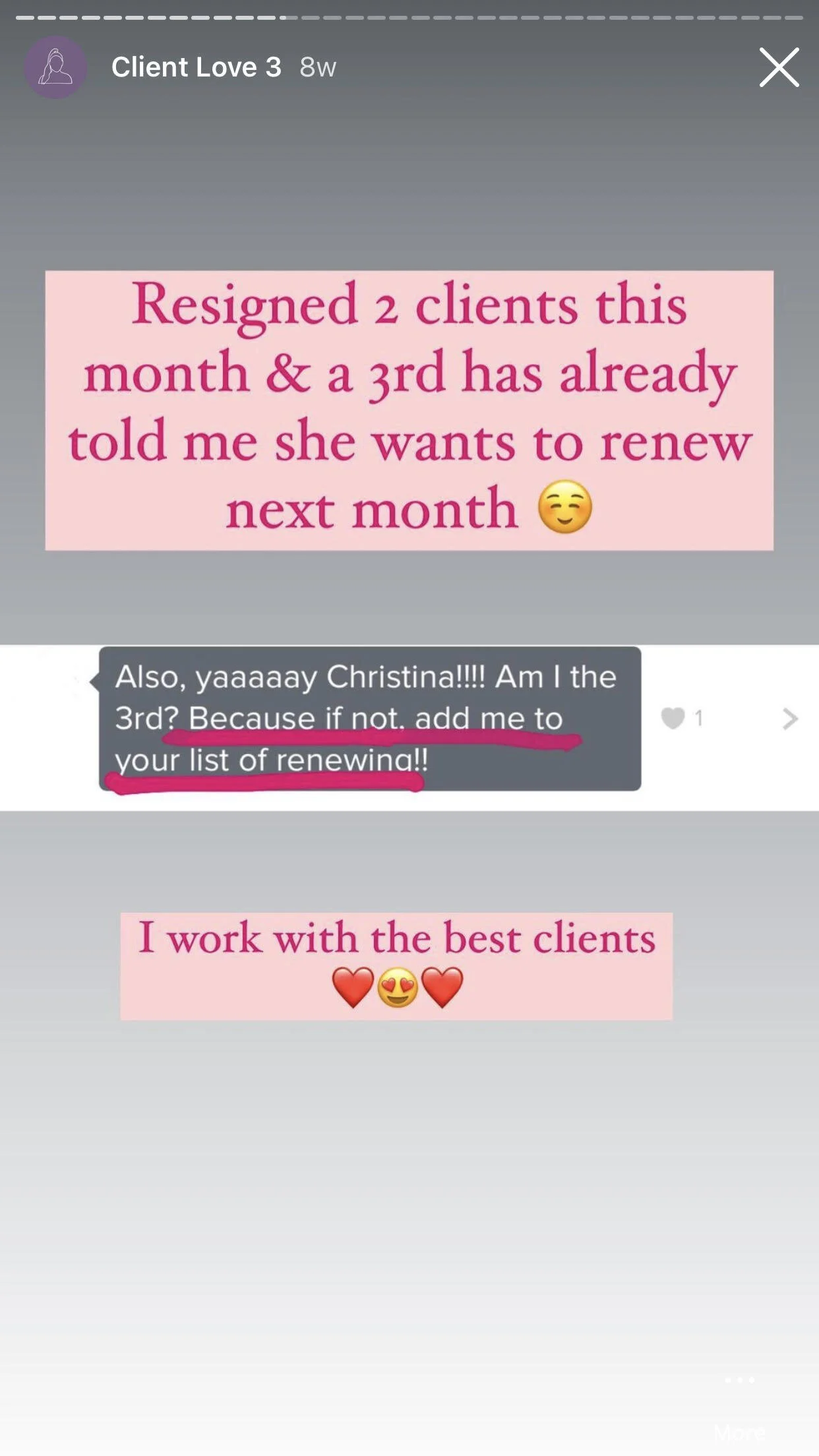 retainer client