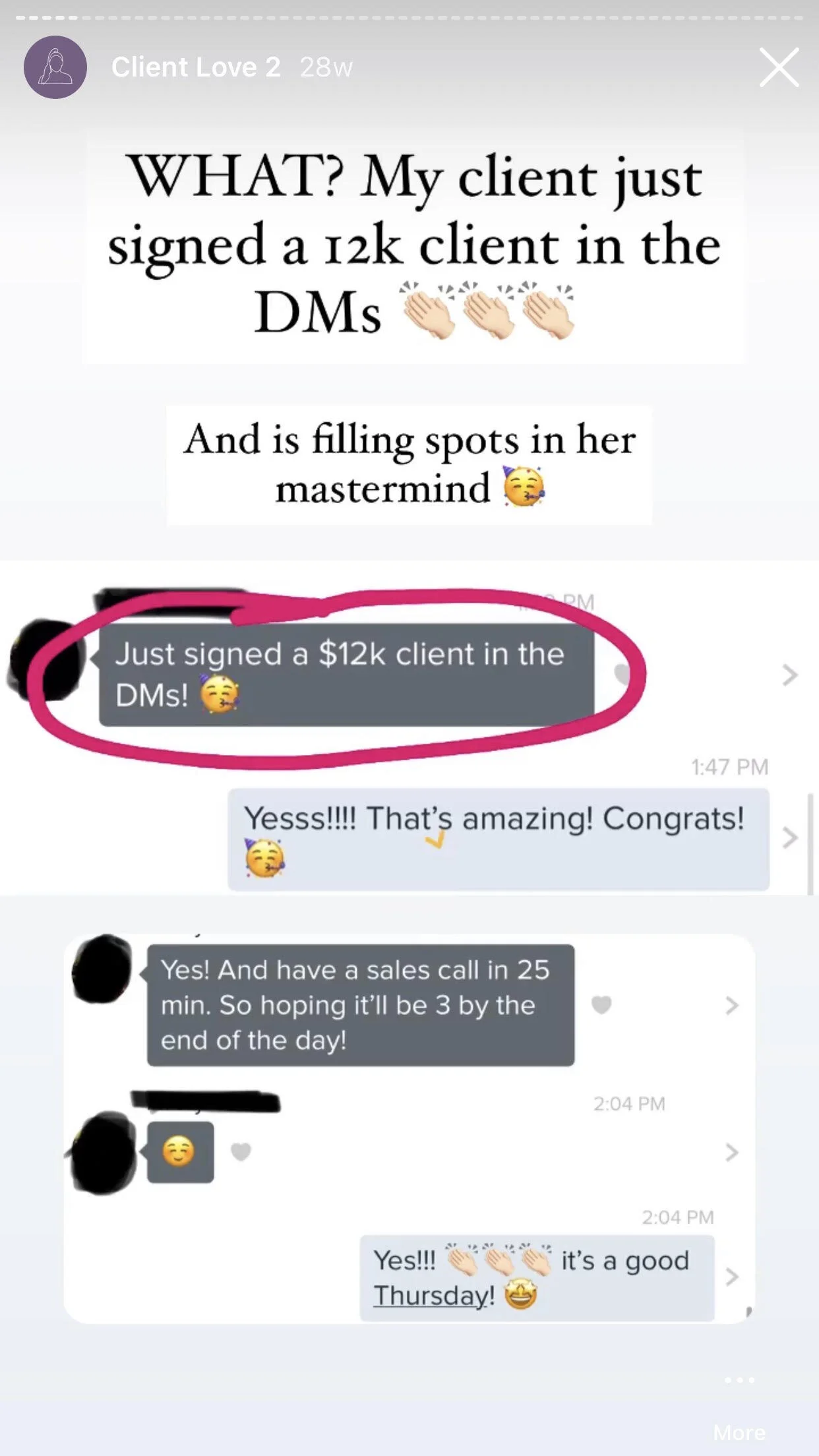 sign DM