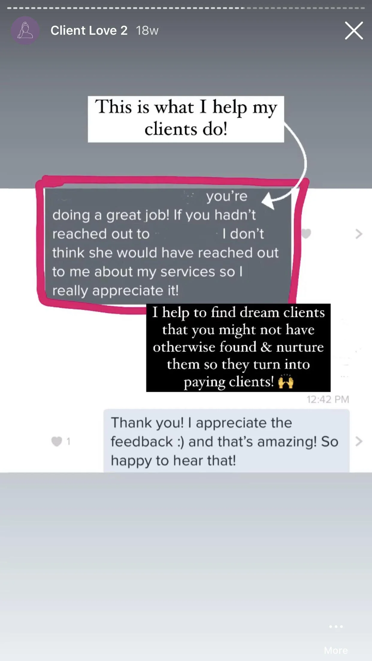 dream paying clients