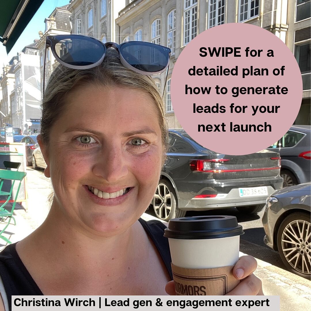 Lead Gen &amp; engagement can be the difference between a so so launch &amp; booking out your next offer!

Filling your audience with dream clients, building strong relationships &amp; trust with them so they approach YOU ready to work together doesn
