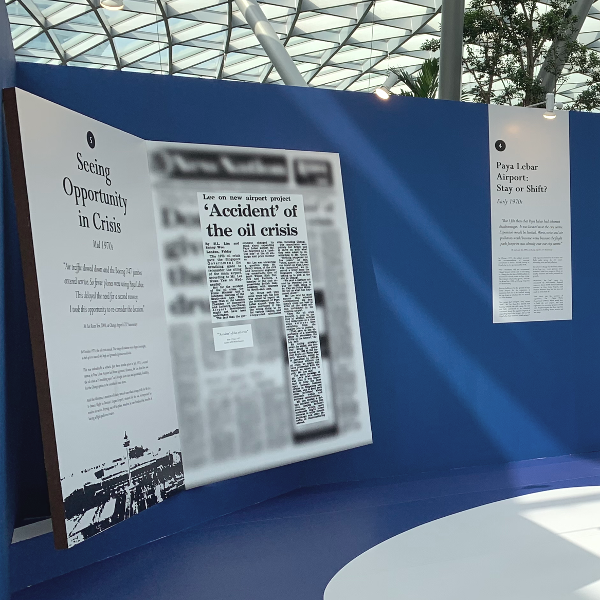 EHIXBITION . 2024 | LKY100 @ Changi JEWEL | CHANGI AIRPORT GROUP | CREATIVE DIRECTION . SPATIAL DESIGN . EXHIBITION PLANNING