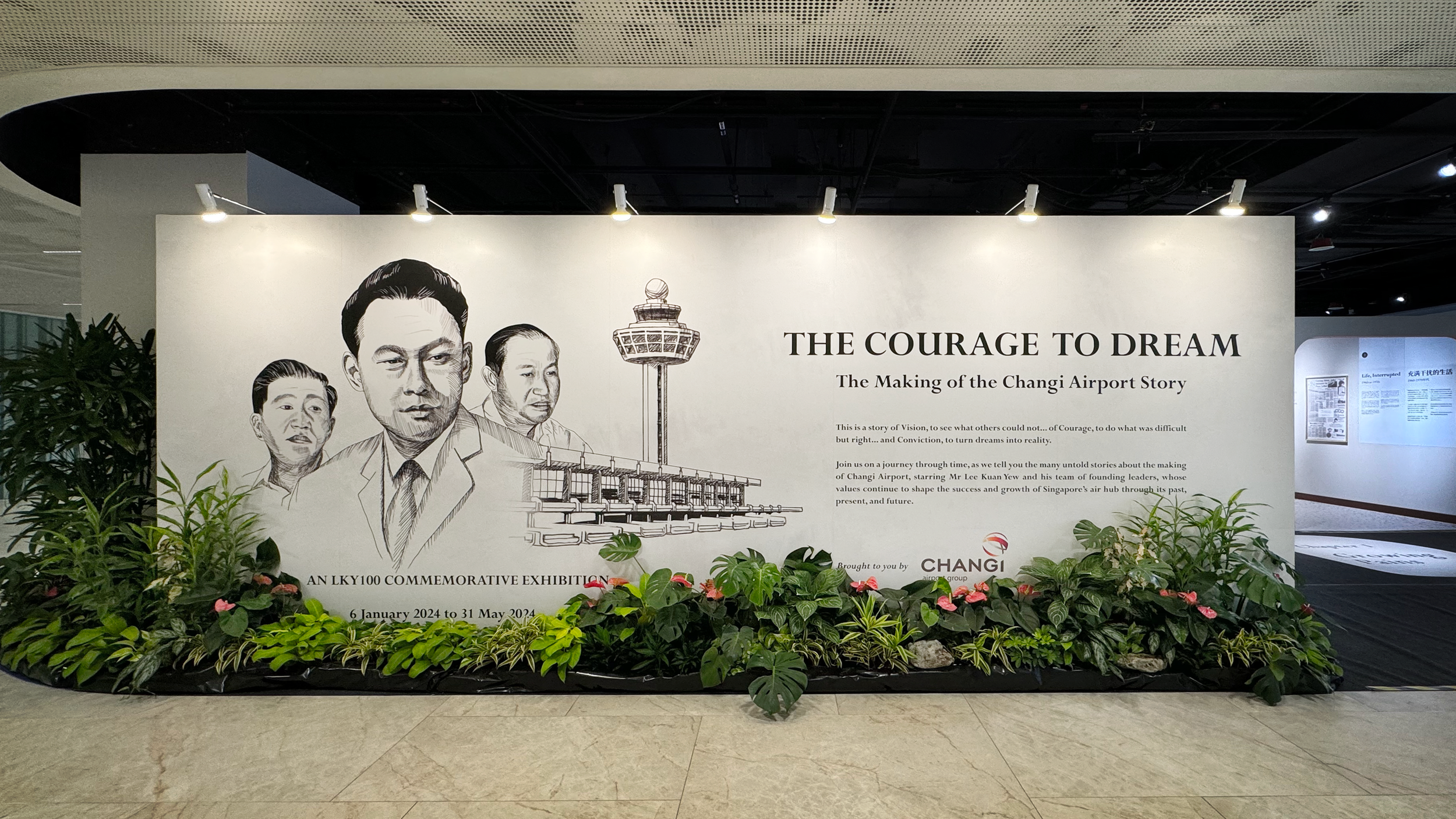 EHIXBITION . 2024 - 2005 | LKY100 @ Changi T2 | CHANGI AIRPORT GROUP | CREATIVE DIRECTION . SPATIAL DESIGN . EXHIBITION PLANNING