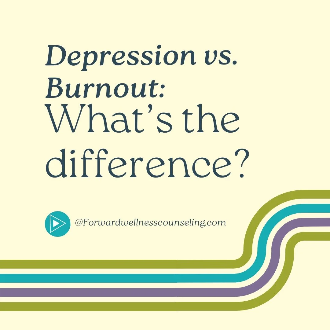 &quot;Tired or truly drained? Over it or overwhelmed?&quot; 💭
Depression and burnout can share symptoms: exhaustion, low motivation, and feeling detached, but the causes (and solutions) are different.

Understanding which one you&rsquo;re experienci