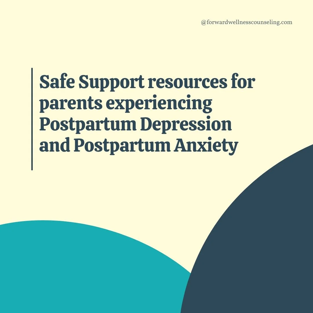 🌿 Postpartum Support Matters 🌿
Adjusting to life after birth can bring unexpected emotions. If you&rsquo;re experiencing sadness, worry, or overwhelm, know that postpartum depression and anxiety are common and treatable.

At Forward Wellness, we be