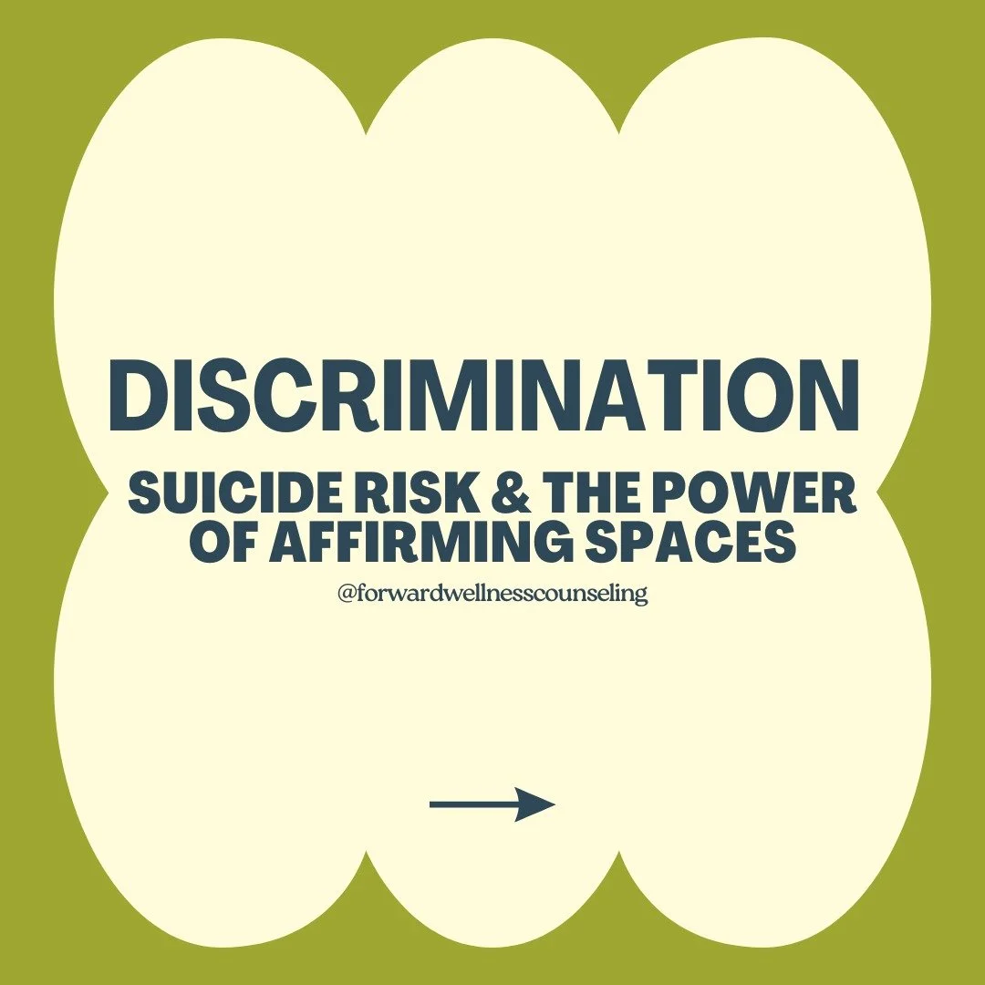 🧠💬 Discrimination doesn&rsquo;t just &quot;hurt feelings&quot;, it impacts mental health and increases suicide risk.

Research shows that chronic stress from prejudice, stigma, and exclusion can fuel depression, anxiety, and hopelessness. But here&