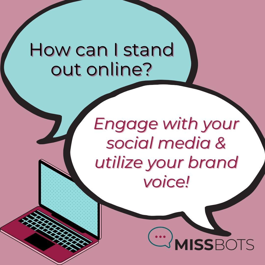 How can your business stand out online? #missbots #socialmediamarketing #socialmediamarketingtips #digitalmarketing #contentmarketingtips