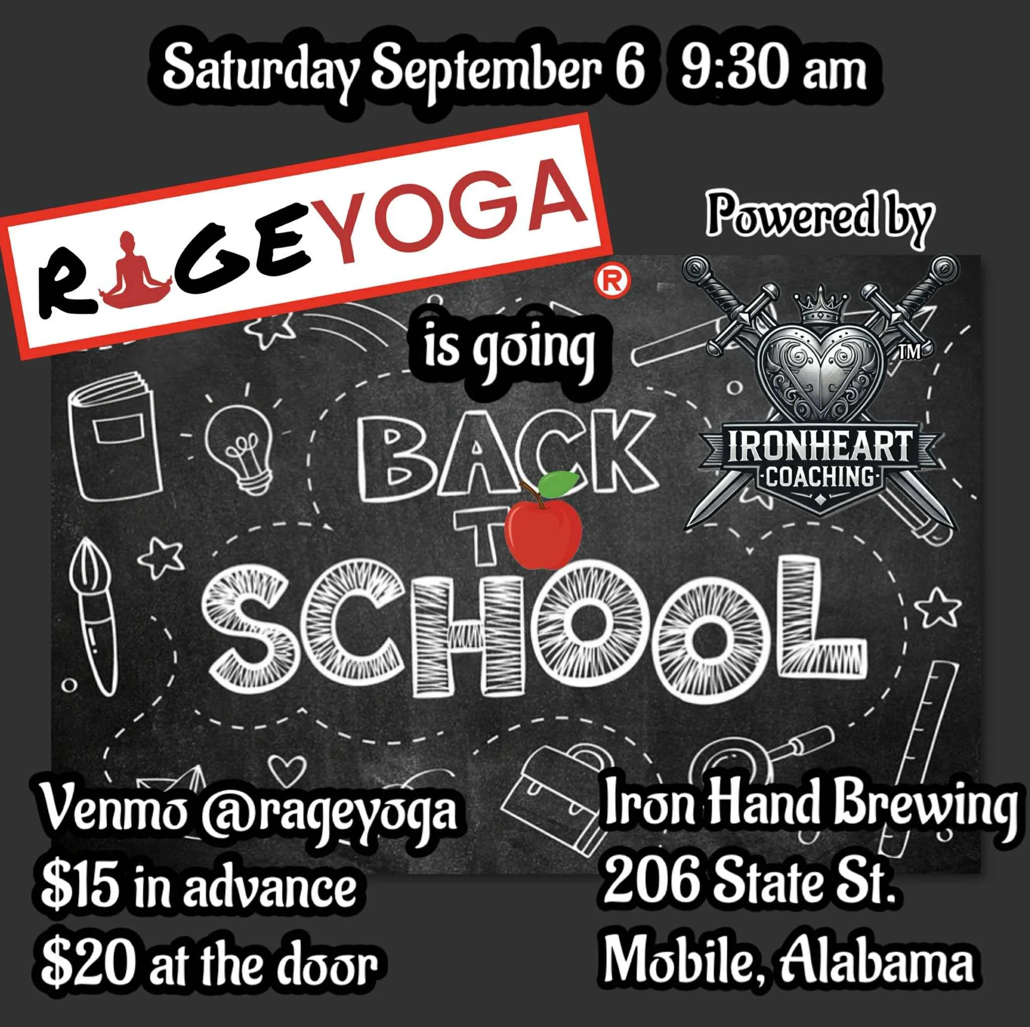RAGEYoga goes Back to School