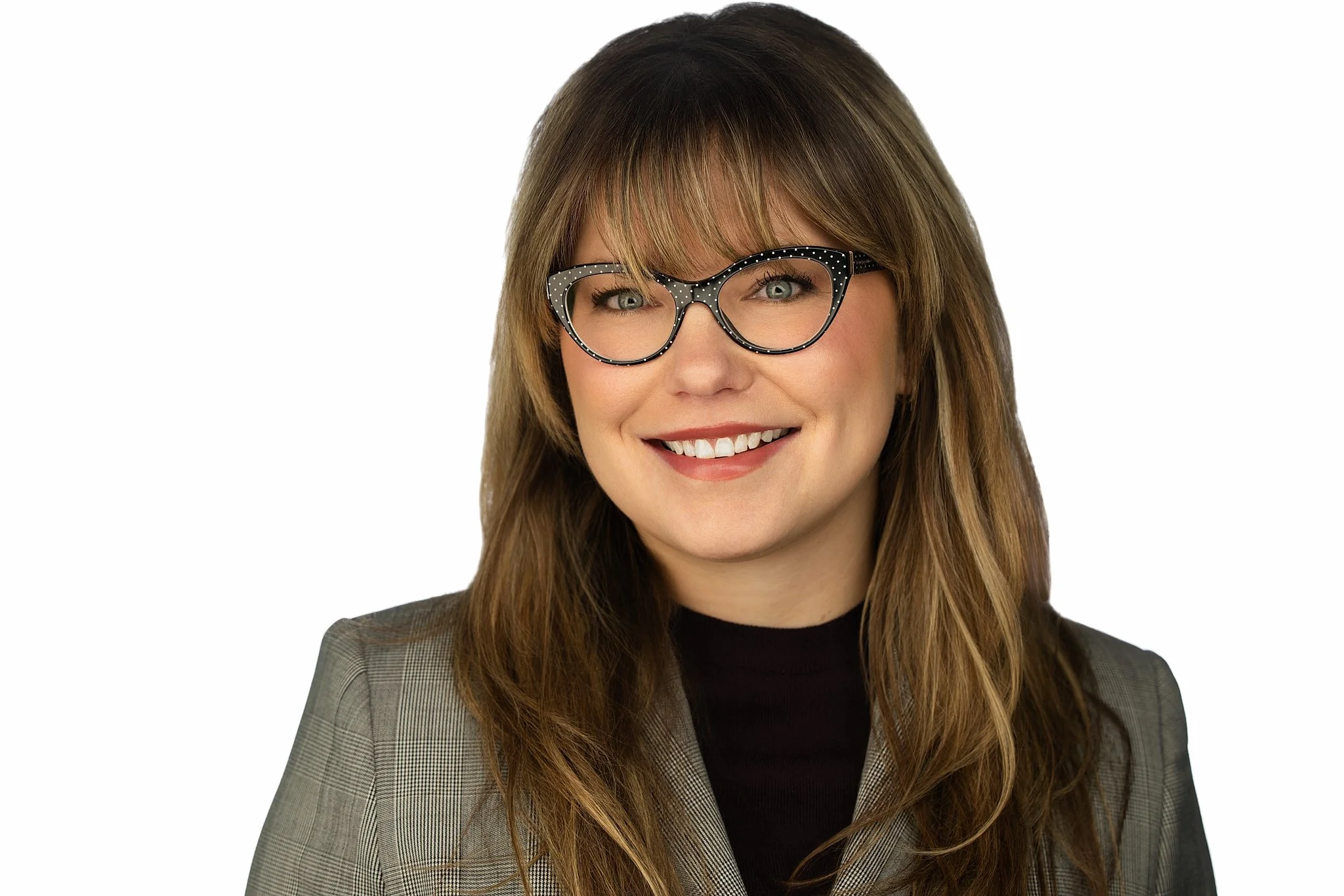 Corporate headshot of female director in Calgary, photographed by Sean Stewart
