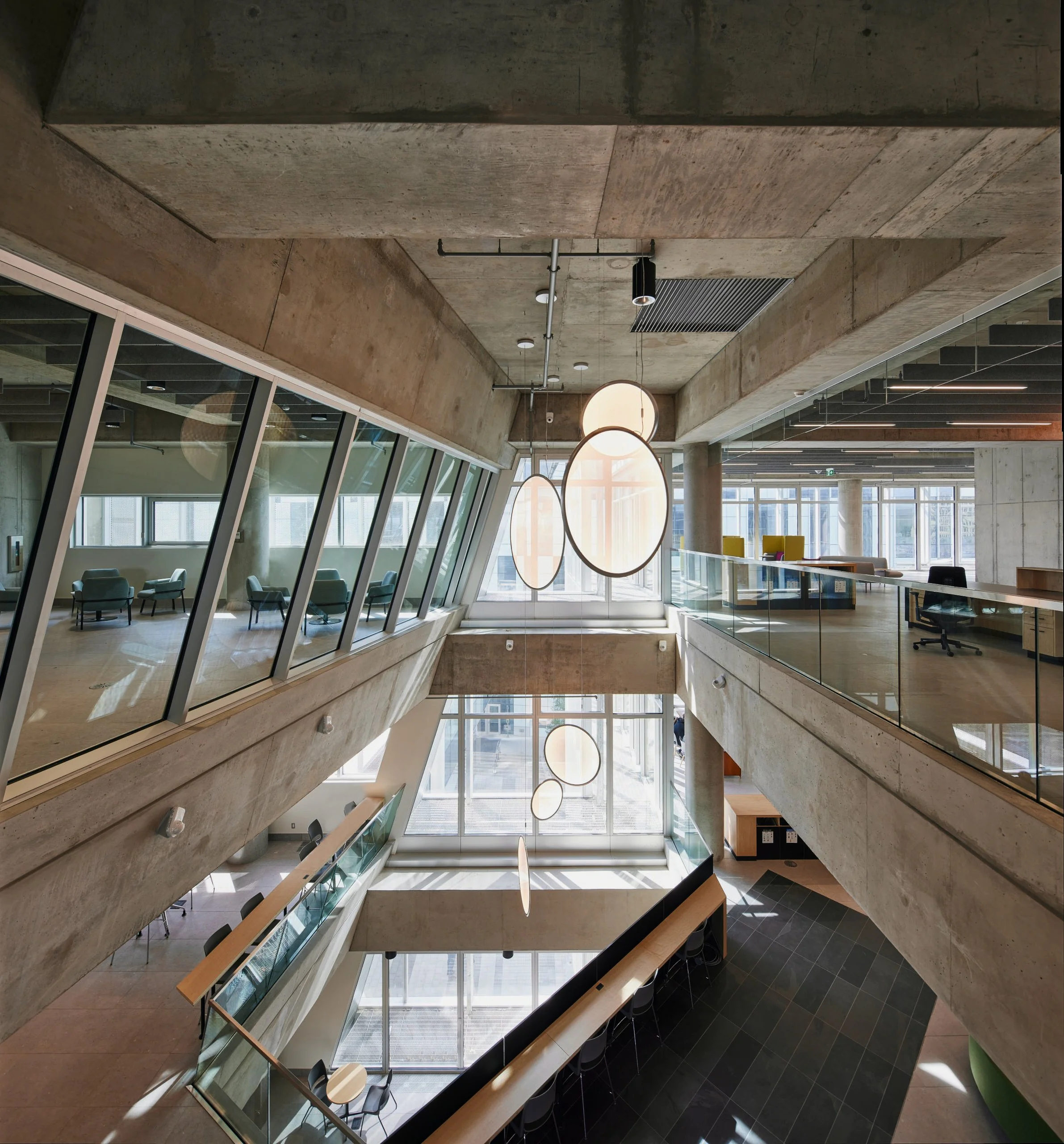 MacKimmie interior at the University of Calgary – architectural photography capturing design, layout, and modern educational spaces