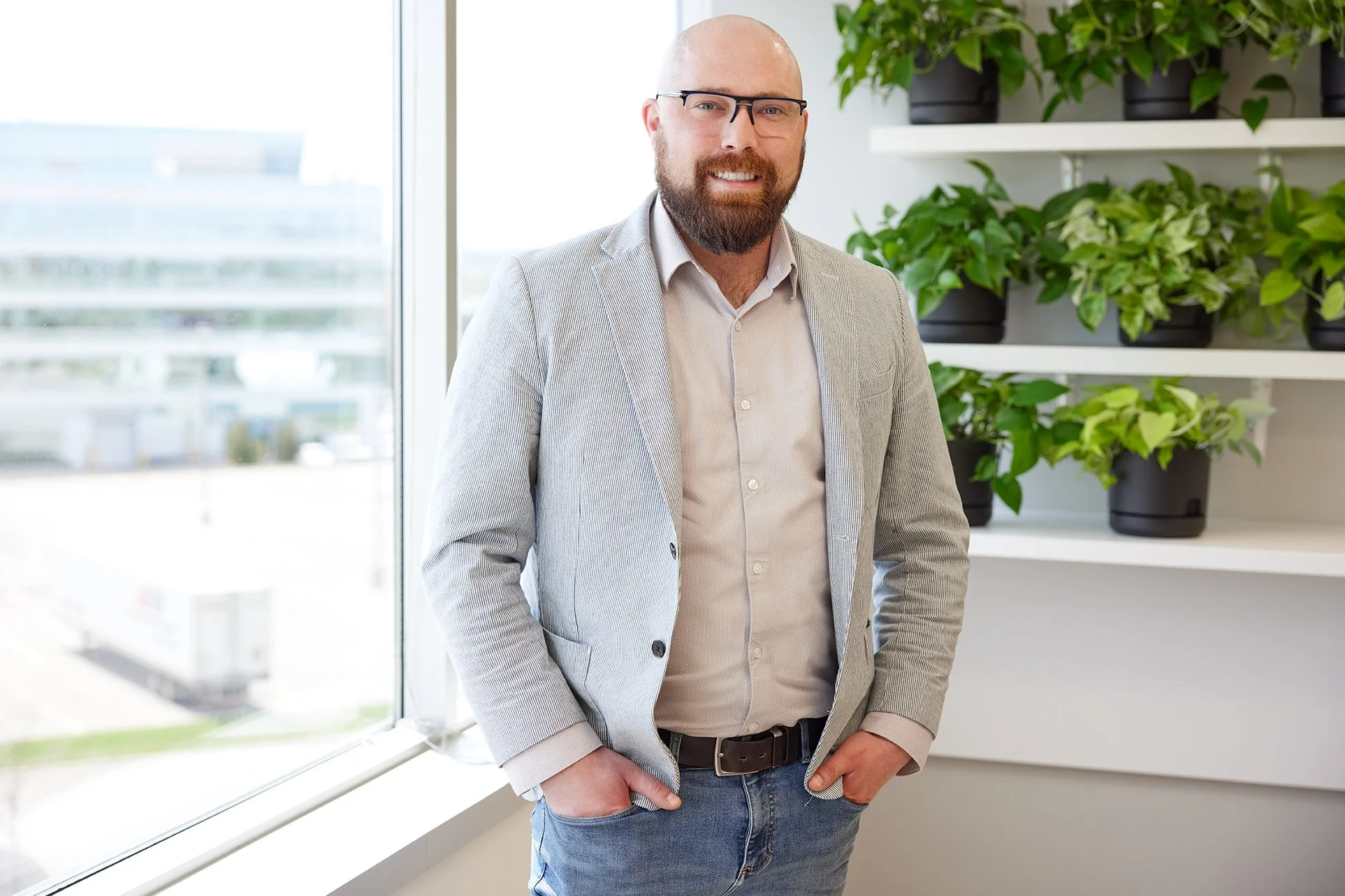Corporate Portrait Male Standing - Mississauga
