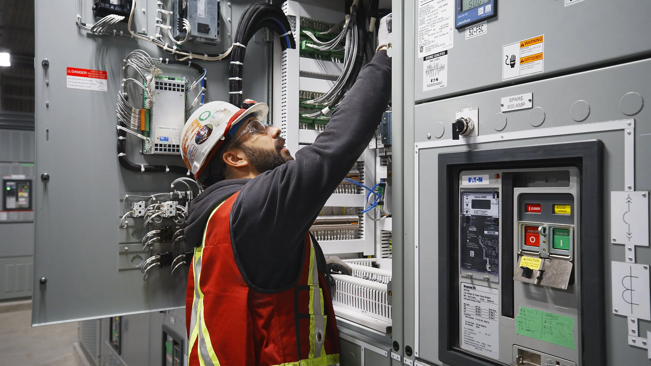 Electrician Working
