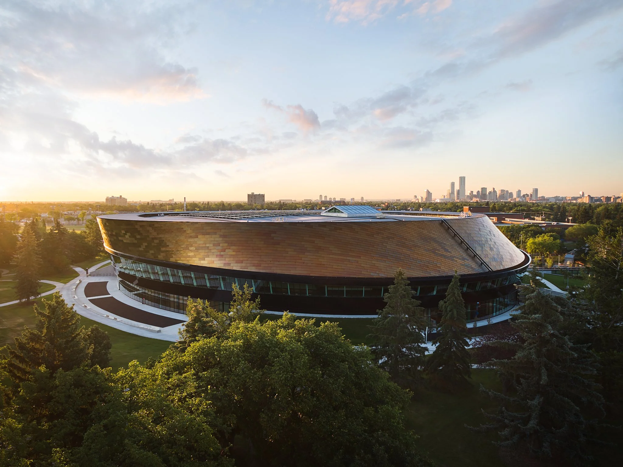 coronation-park-recreation-centre-edmonton-aerial-architecture-photography