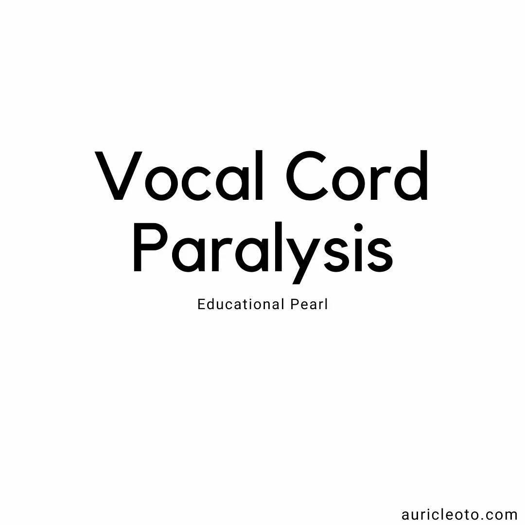 🧠 Educational Pearl: Vocal cord paralysis often presents as hoarseness, breathy voice, or aspiration, and can be the first sign of a vagus or recurrent laryngeal nerve injury.
🎙️ One small nerve, one big voice.
#ENT #MedEd #VocalCordParalysis #Ot