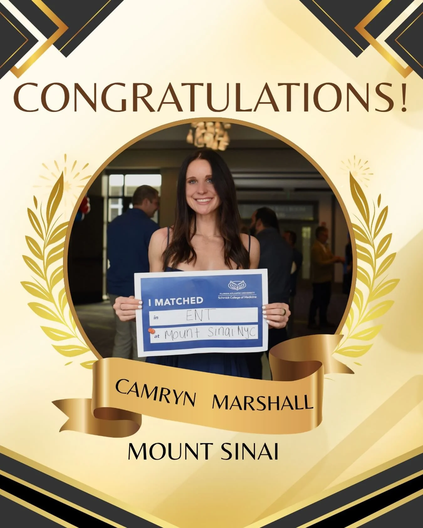 Another match!! Congratulations to Camryn Marshall, one of our editors, who matched to Mount Sinai for ENT! We are so proud! 👂🏻👃🏻🩺 

#Match2026 #TheAuricle #OtoMatch #Otolaryngology