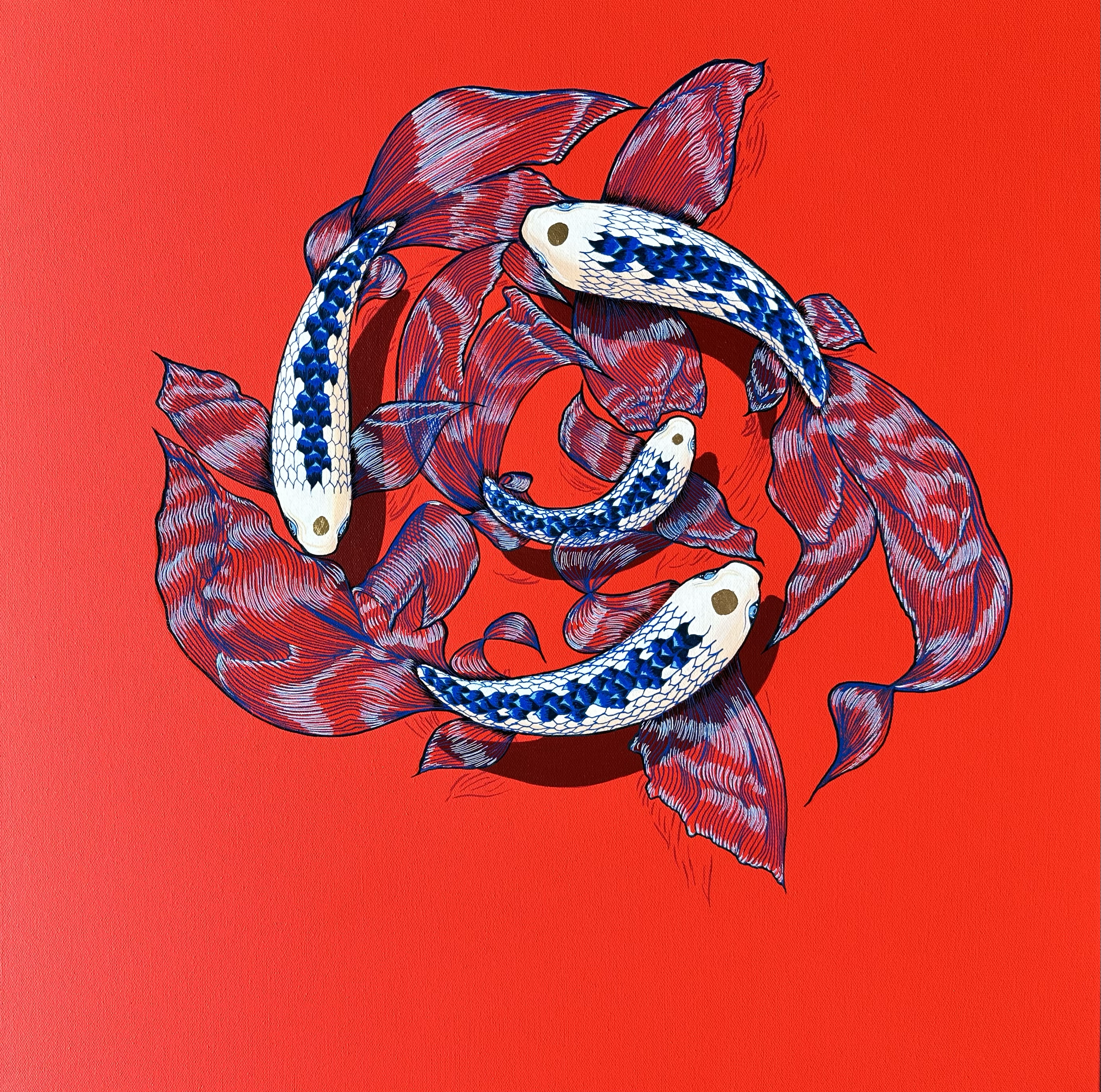 Little Doses of Love II-
Acrylic on Canvas
60 X 60
email me for pricing