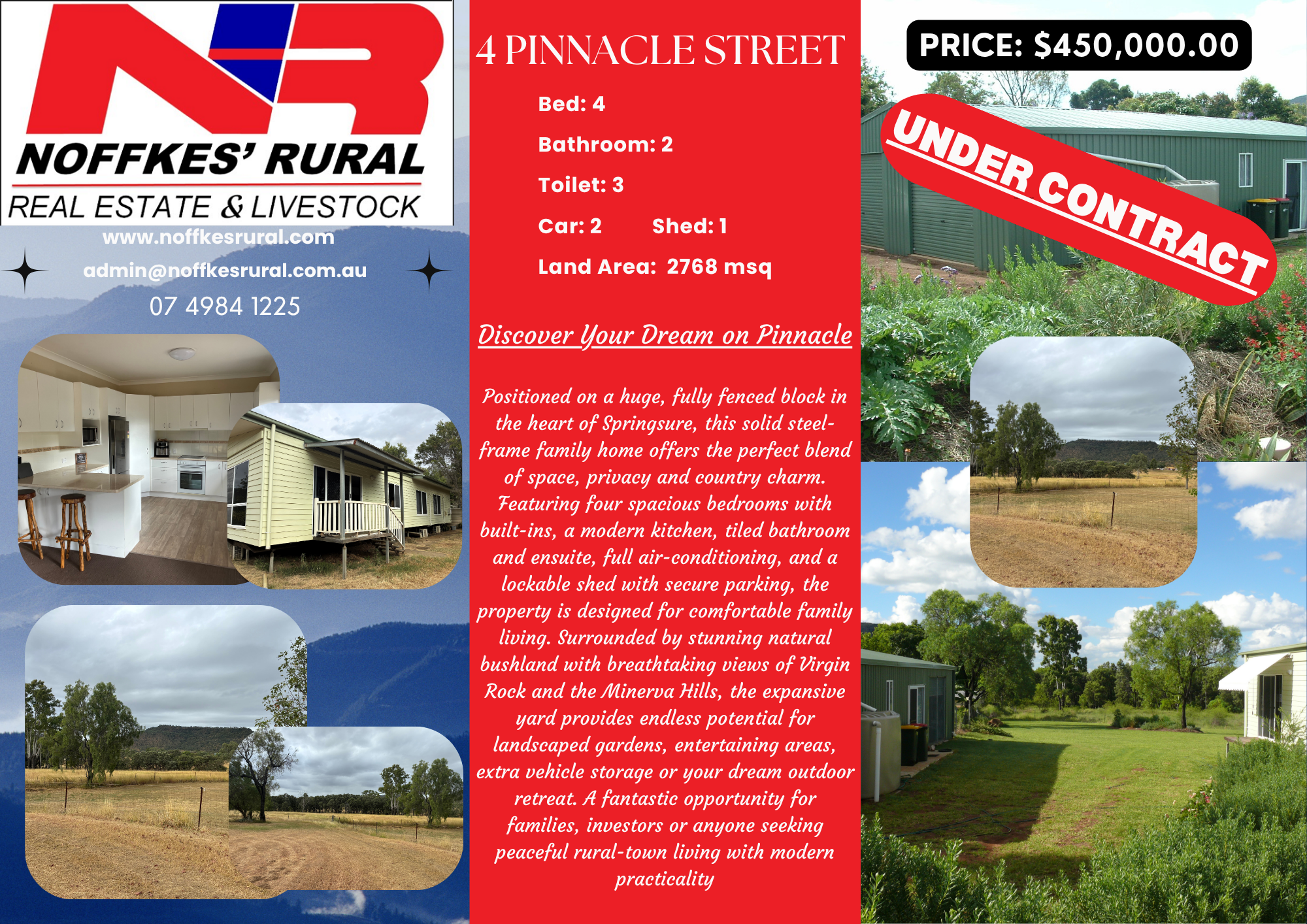 4 Pinnacle Street, Springsure Qld 4722, Springsure - Image 1