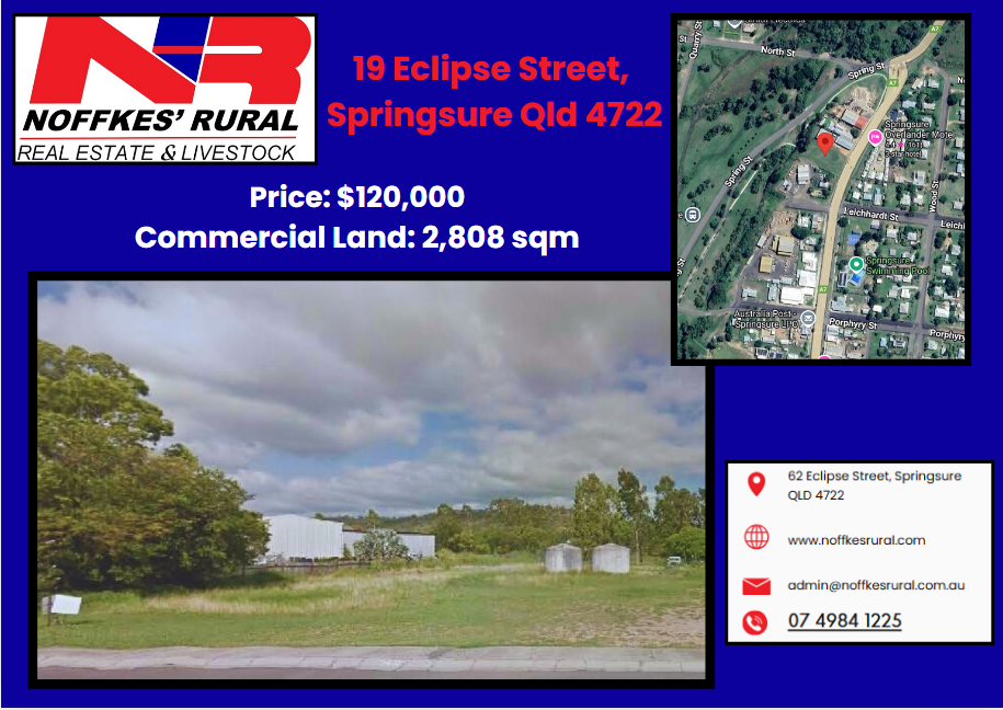 19 Eclipse Street, Springsure, QLD 4722, Springsure - Image 1
