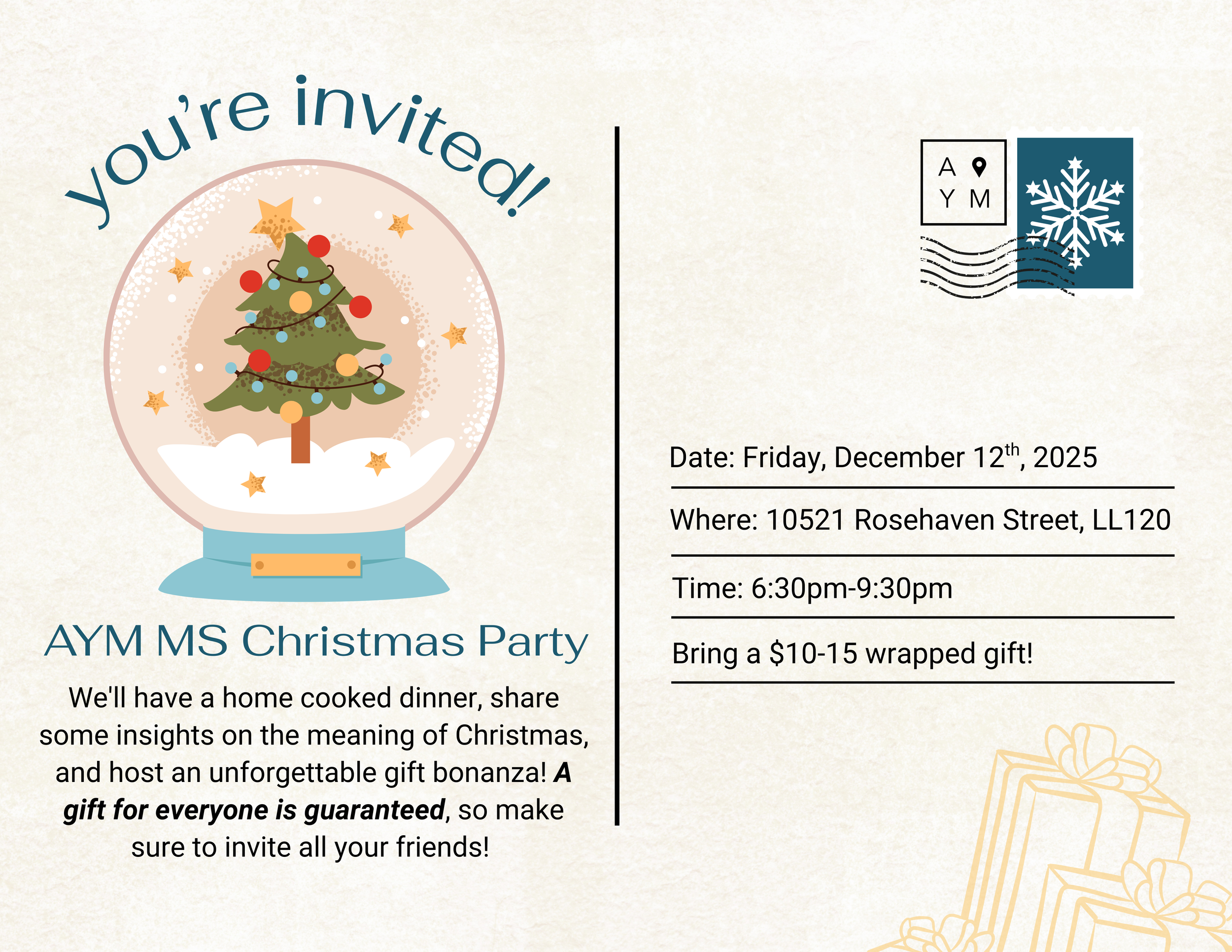 Virginia Middle School Christmas Party