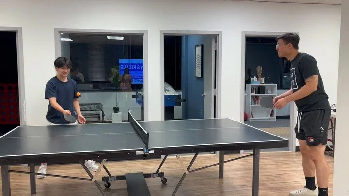 👋🏽 it&rsquo;s friYAY! Help the guys play ping pong 🏓😅 VA MS &amp; HS meeting tonight at FH bldg. MD at Bayard Rustin ES GYM.  Bring your comfy 👟 #aym_dmv #youthgroup